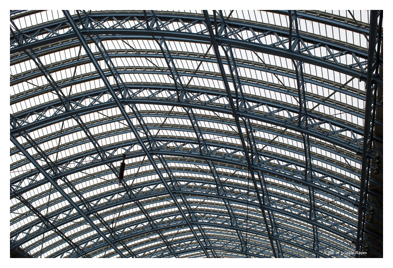 King's Cross's roof structure another view